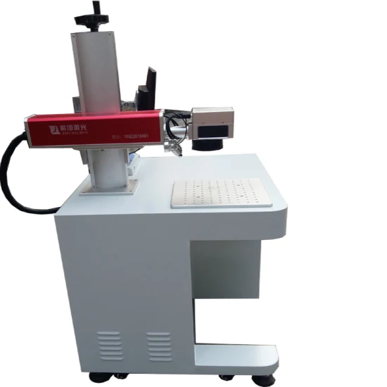 Ck Factory Price CCD Visual Ezcad Sino Desktop Autofocus Metal Gold 3D Mopa Color Raycus Max Jpt 20W 30W 50W 100W Fiber Laser Marking Machine with Rotary